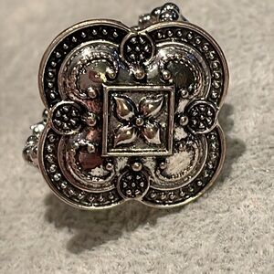 Clover Style Southwest Style Stretch Ring Size 9-10